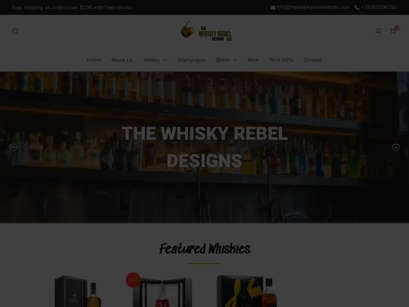 Thewhiskyrebeldesign.com Fraudulent Whisky website.