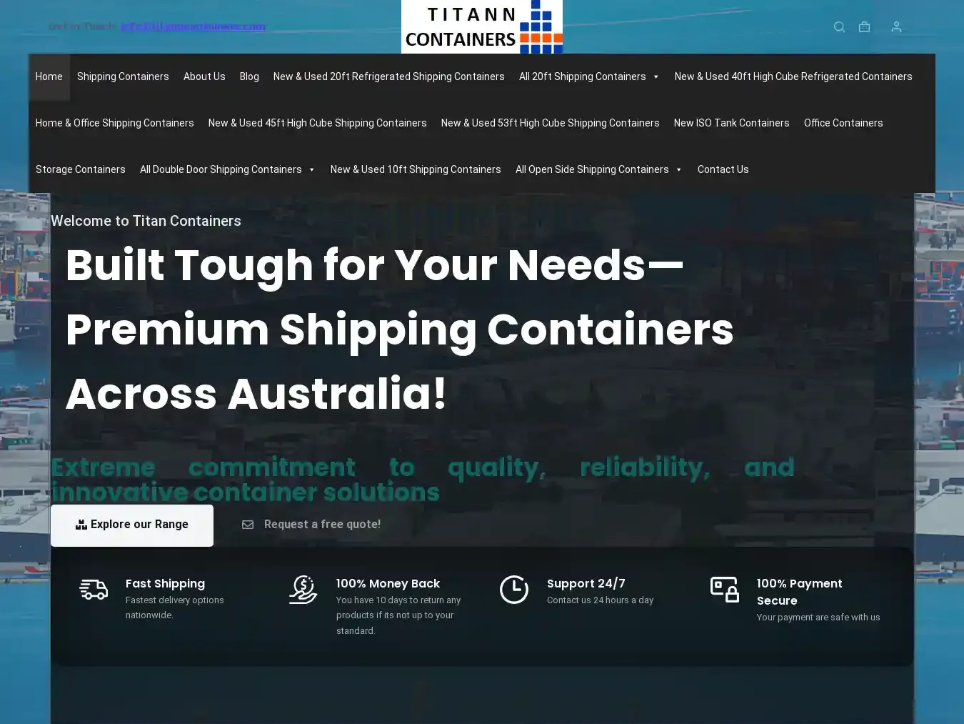 Titanncontainers.com Fraudulent Container website.