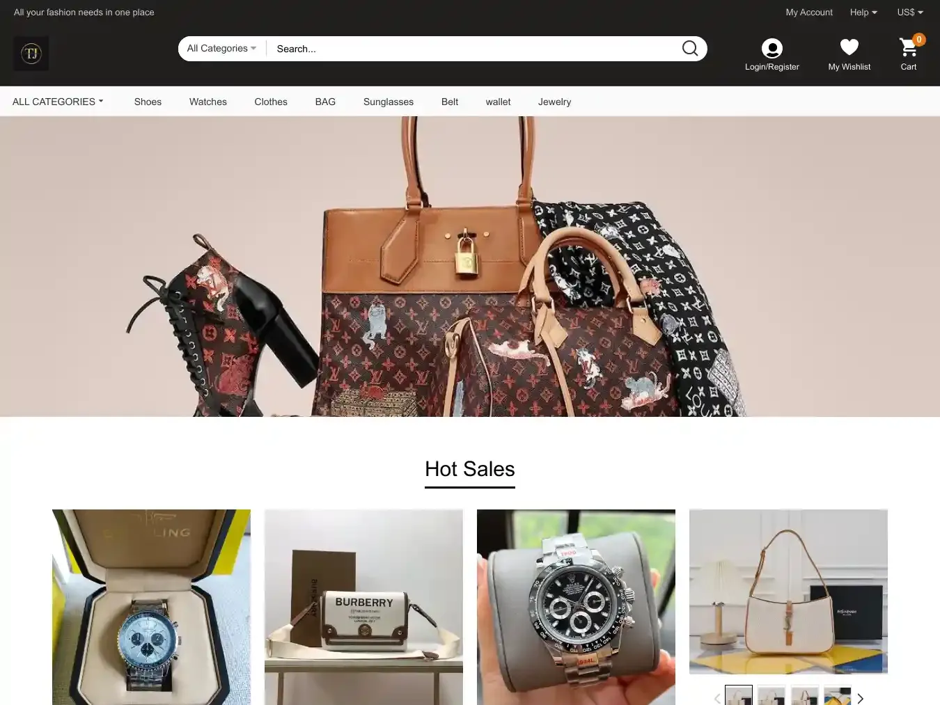 Tjluxury.com Fraudulent Non-Delivery website.