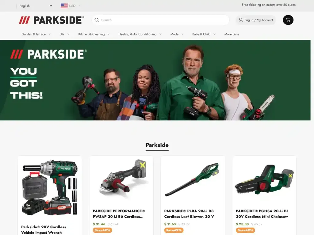 Screenshot of Tooldiscountvip.com taken on Thursday the 4th of September 2025
