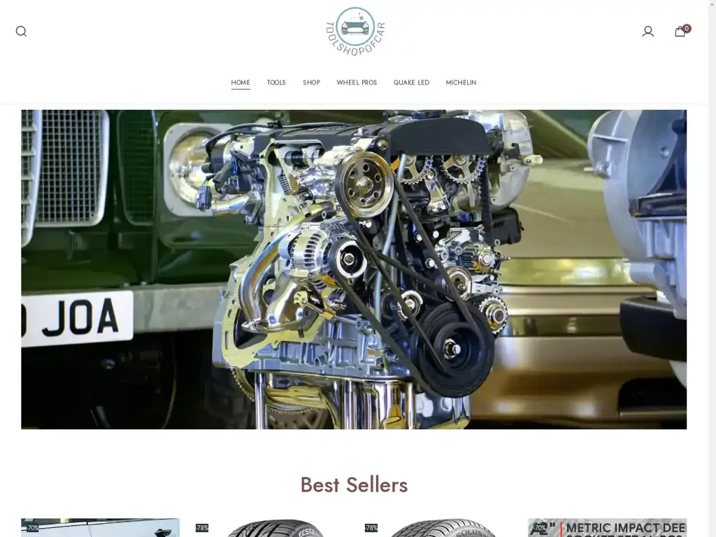 Screenshot of Toolshopofcar.com taken on Monday the 10th of June 2024