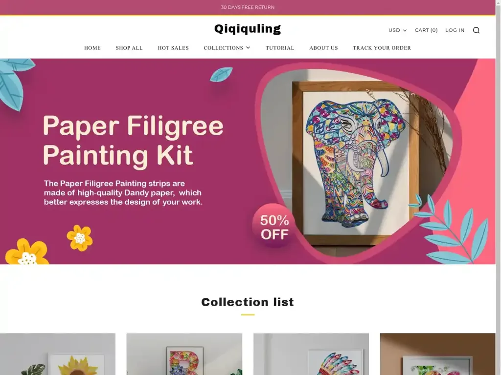 Screenshot of Trevsano.shop taken on Sunday the 4th of May 2025