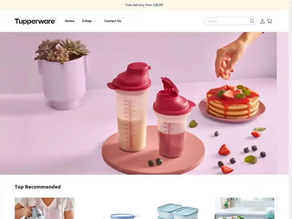 Screenshot of Tupperwareuk.shop taken on Thursday the 14th of November 2024