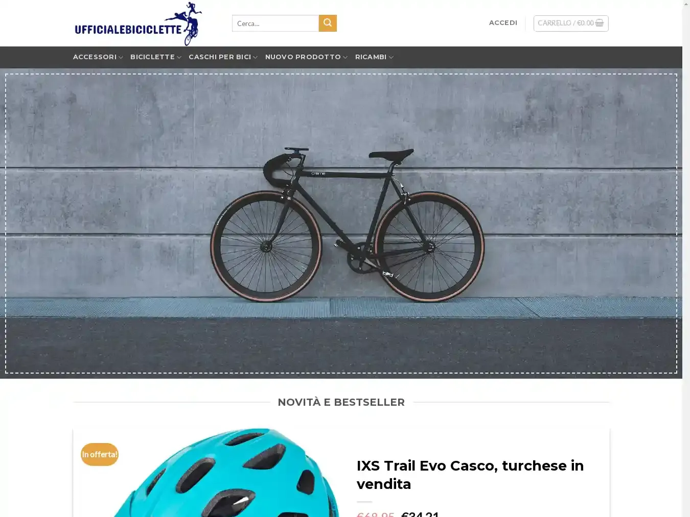 Ufficialebiciclette.com Fraudulent Non-Delivery website.