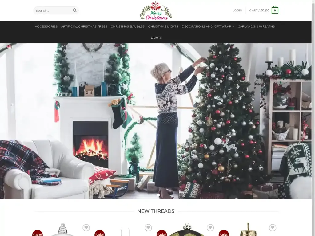 Screenshot of Uk-christmas.com taken on Wednesday the 26th of June 2024