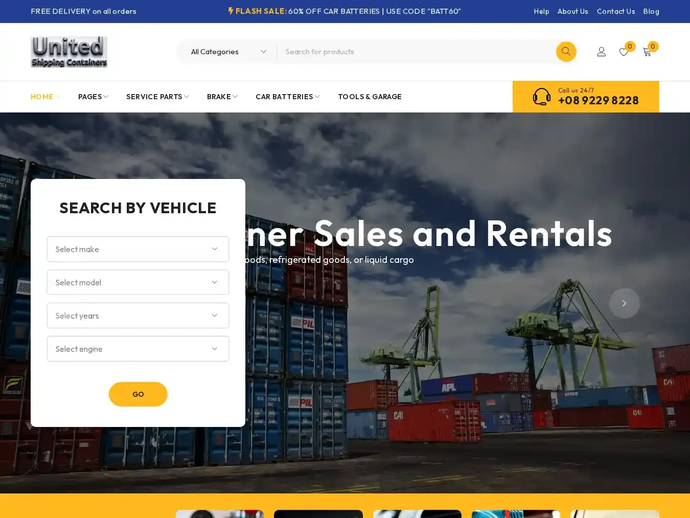 Unitedshippingcontainers.com Fraudulent Container website.