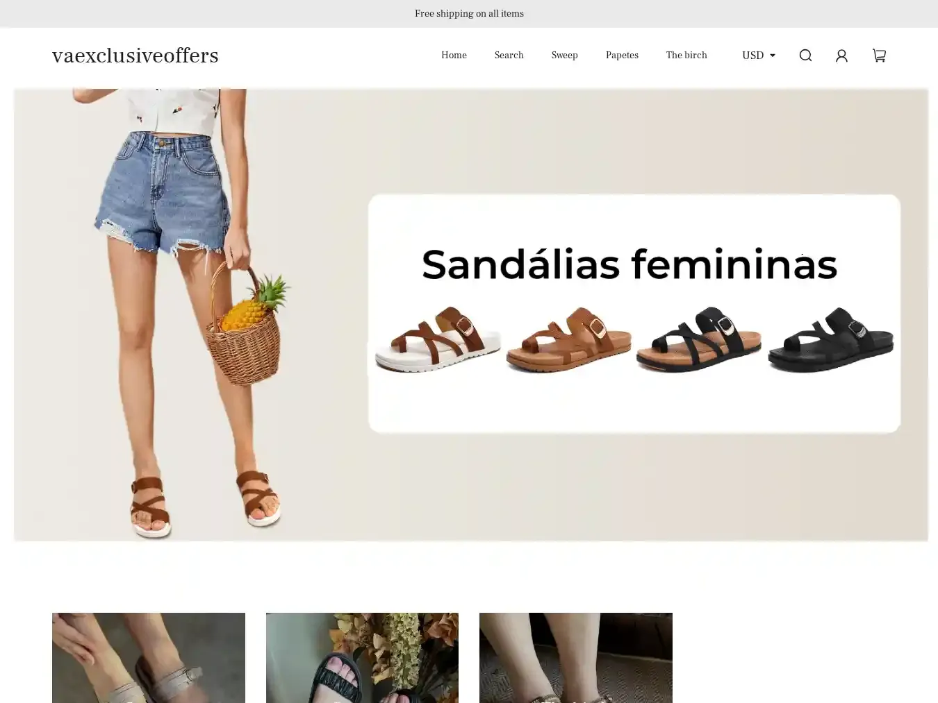 Vaexclusiveoffers.top Fraudulent Non-Delivery website.