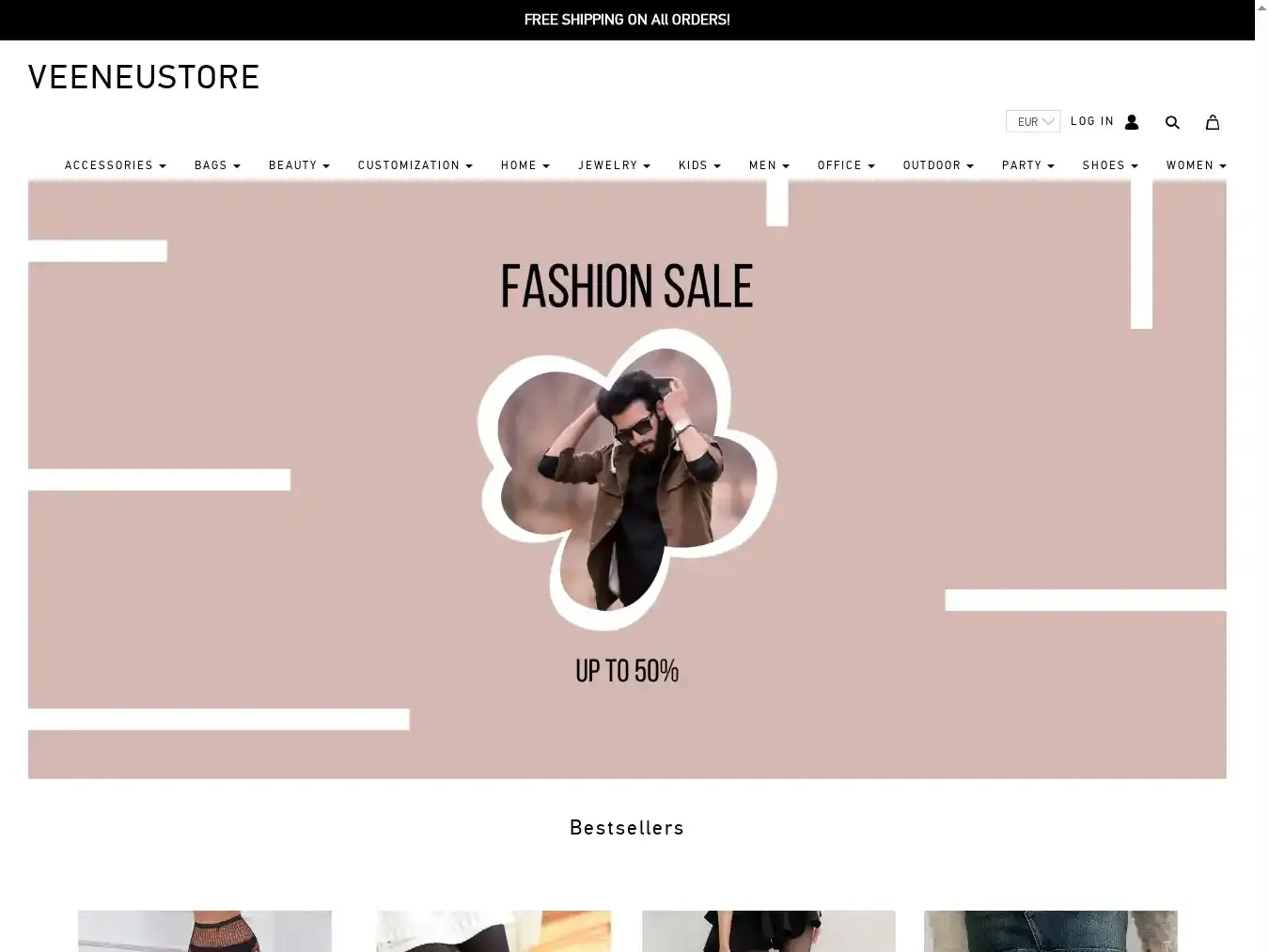 Veeneustore.com Fraudulent Non-Delivery website.