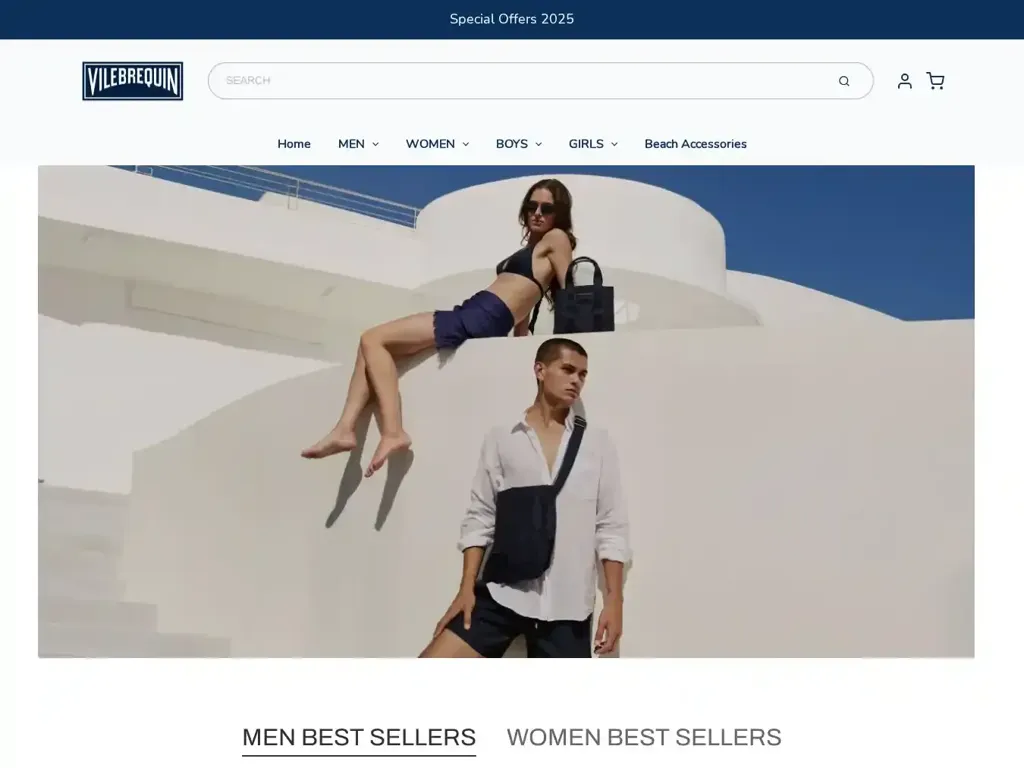 Screenshot of Vilebrequinswim.shop taken on Sunday the 4th of May 2025