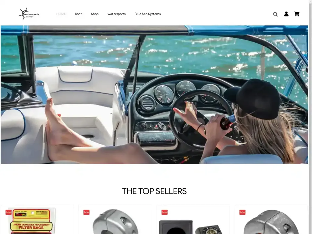 Screenshot of Watersportssupply.com taken on Monday the 10th of June 2024