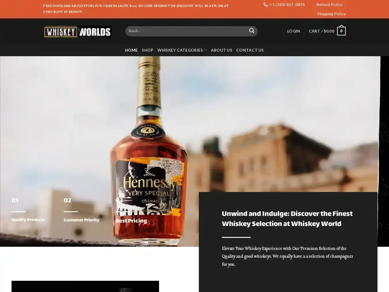 Whiskeyworlds.com Fraudulent Whisky website.