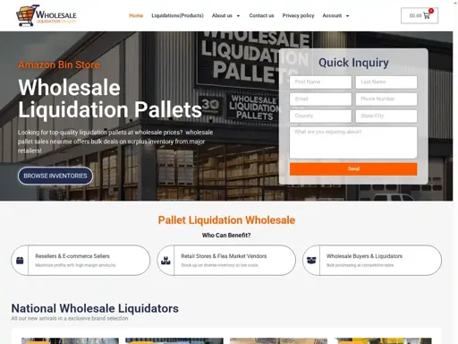 Wholesalesliquidationpallets.shop