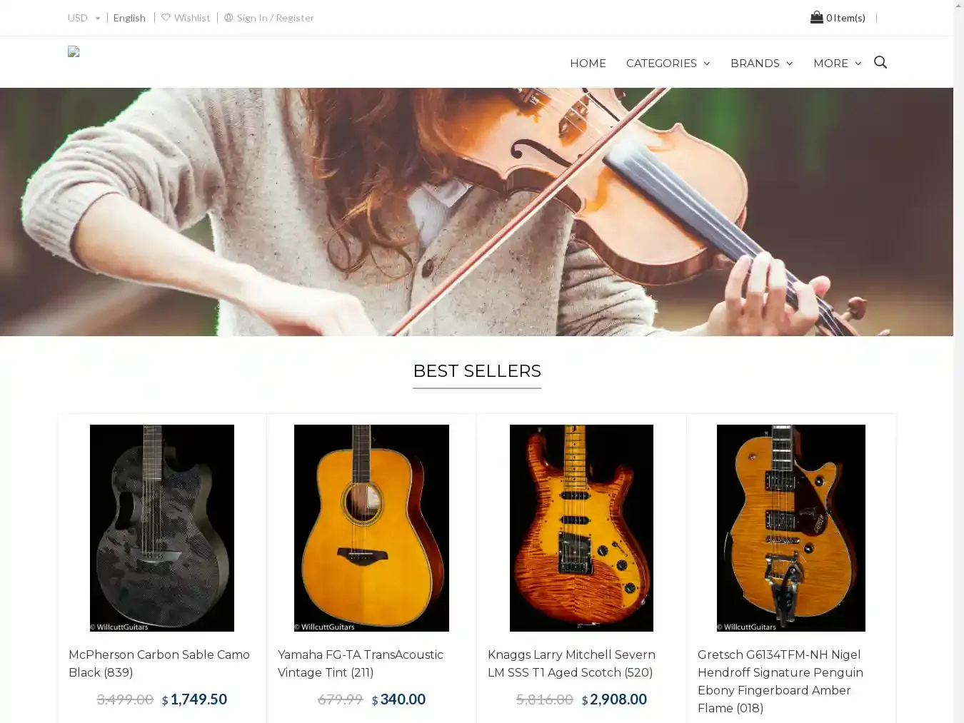 Willcuttguitars.shop Fraudulent Non-Delivery website.