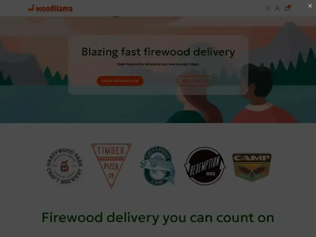 Screenshot of Woodllama.com taken on Wednesday the 21st of February 2024