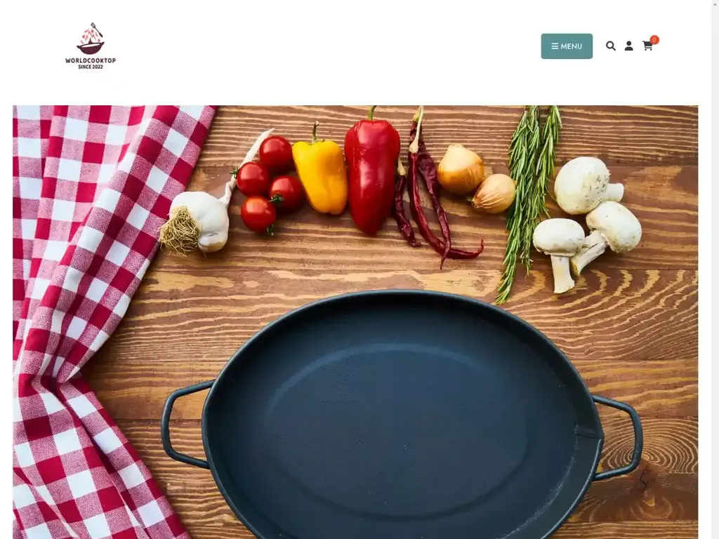 Screenshot of Worldcooktop.com taken on Monday the 10th of June 2024