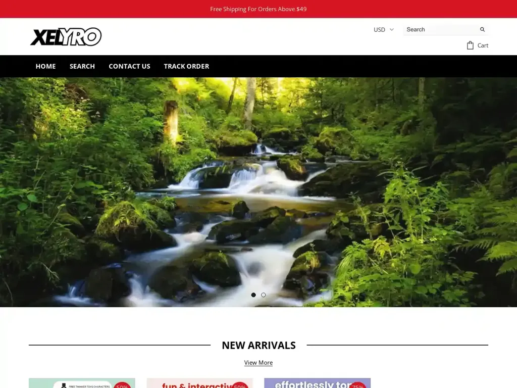 Screenshot of Xelyro.com taken on Saturday the 28th of September 2024