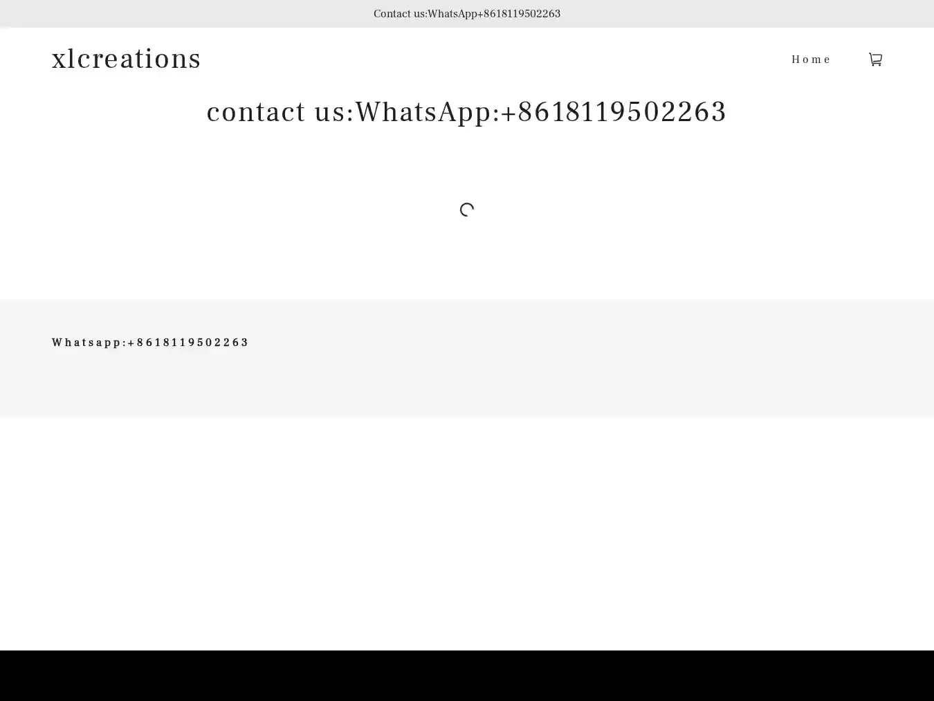Xlcreations.shop Fraudulent Non-Delivery website.