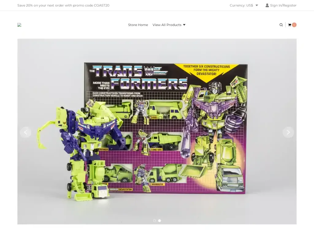 Screenshot of Xtransformers.net taken on Saturday the 10th of February 2024