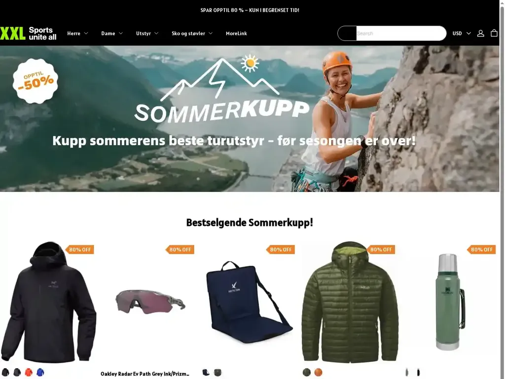 Screenshot of Xxlsportonlineno.com taken on Thursday the 4th of September 2025