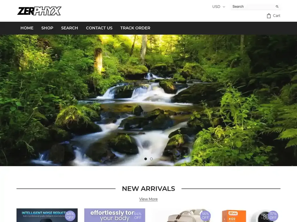 Screenshot of Zerphyx.com taken on Saturday the 28th of September 2024