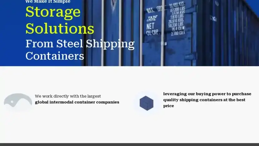 Screenshot of Container scam website 24shippingcontainers.com