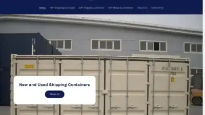 Screenshot of Container scam website 5ccontainerllc.shop