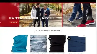 Screenshot of Non-Delivery scam website Abbigliamentoit.com