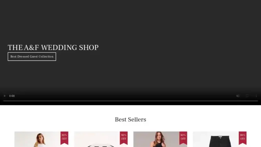 Screenshot of Non-Delivery scam website Abercrombie-fitch.top