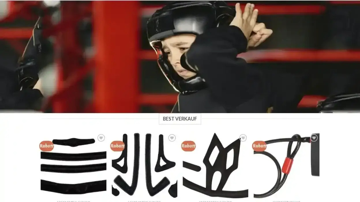 Screenshot of Non-Delivery scam website Abusfahrrad.com