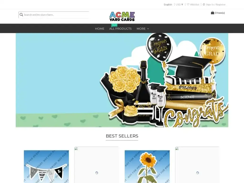 acmeyardcards-shop Alternative Text