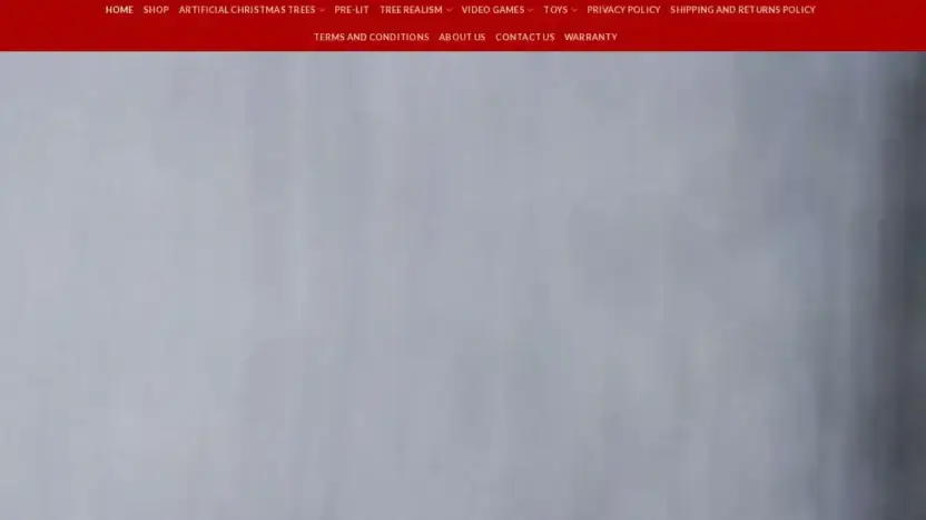 Screenshot of Non-Delivery scam website Adjustablechristmastree.com