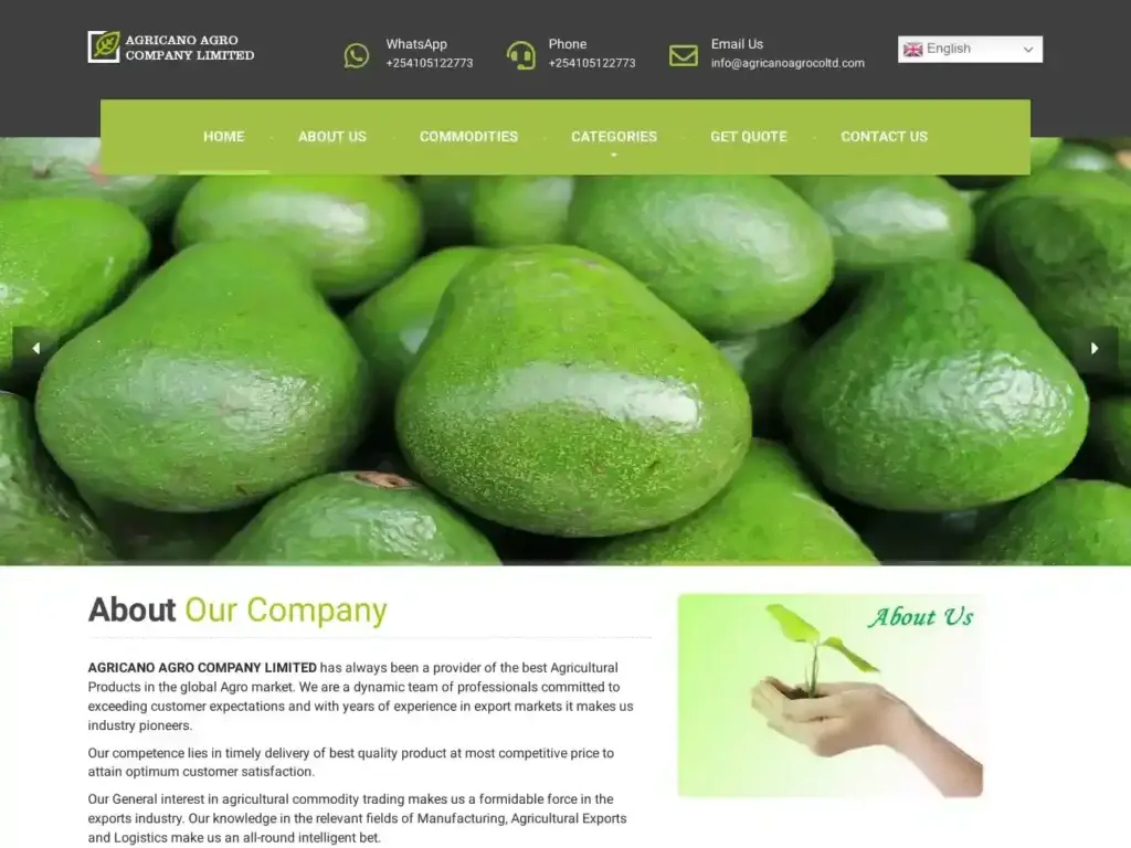 agricanoagrocoltd-com Alternative Text