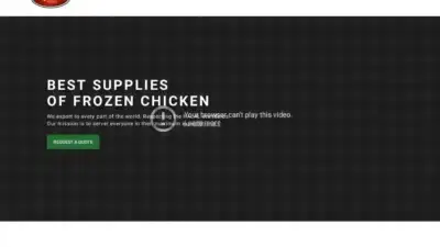 Screenshot of Commodity scam website Agricolartia-ltda.com