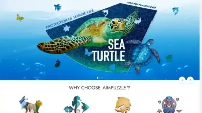 Screenshot of Non-Delivery scam website Aimpuzzle.shop