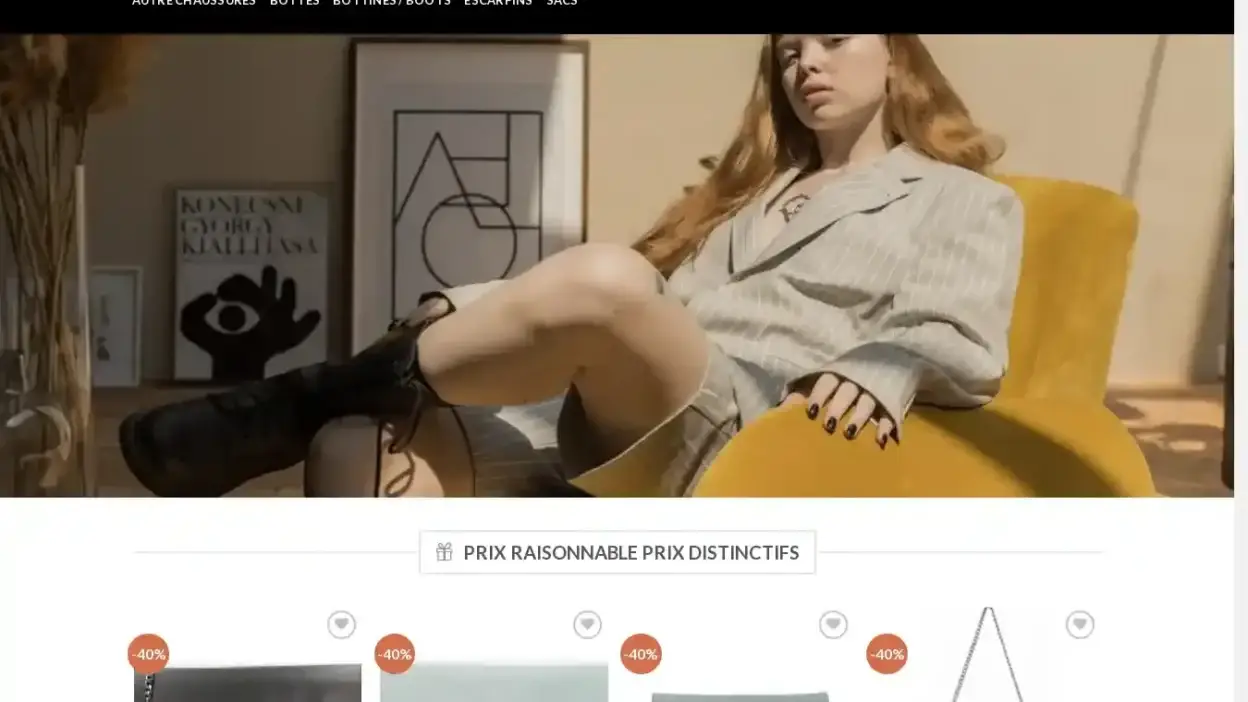 Screenshot of Non-Delivery scam website Albanoboutique.com