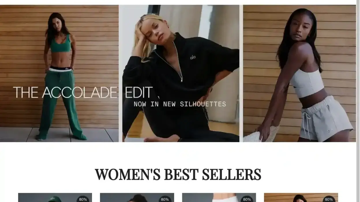 Screenshot of Non-Delivery scam website Alloyoga.shop