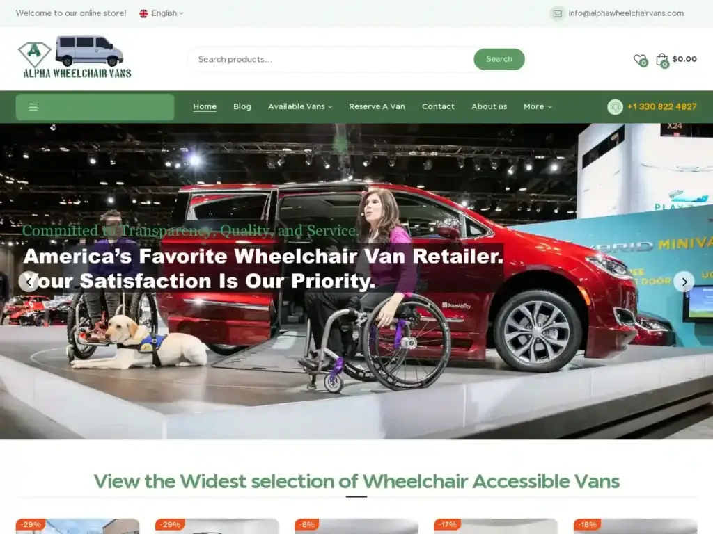 alphawheelchairvans-com Alternative Text