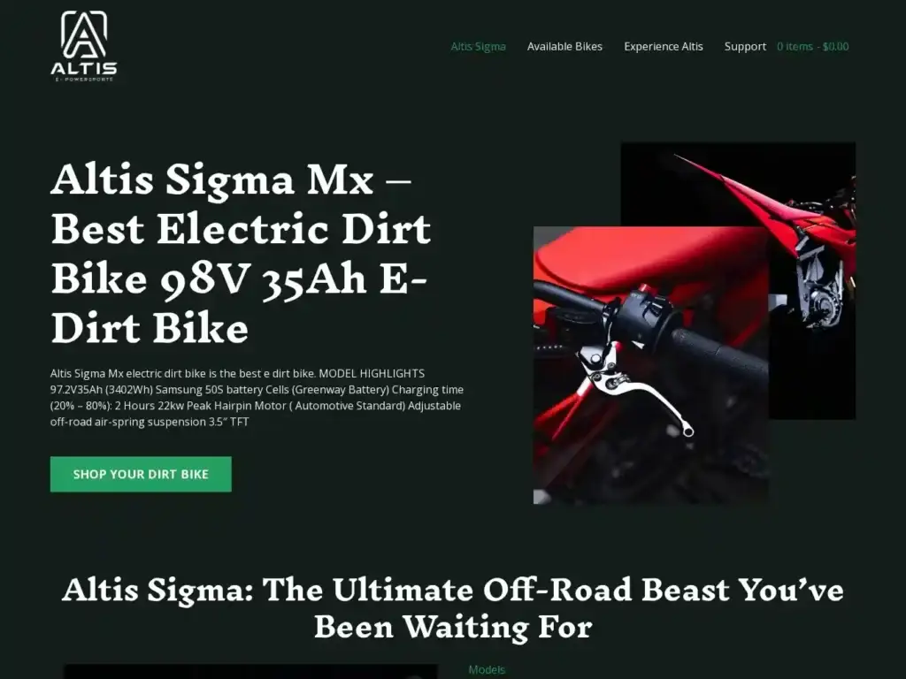 altissigmaebike-com Alternative Text