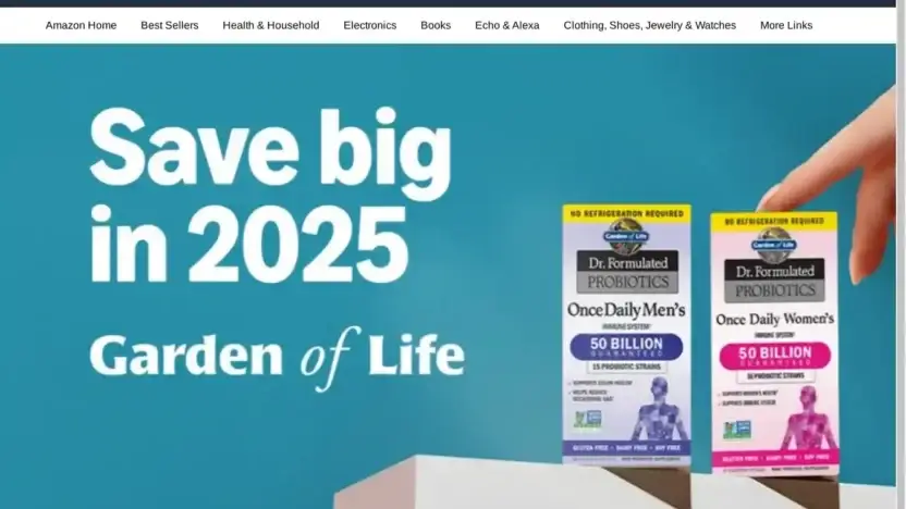 Screenshot of Non-Delivery scam website Ama-zon.shop