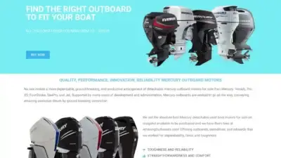 Screenshot of Non-Delivery scam website Amazingoutboards.com