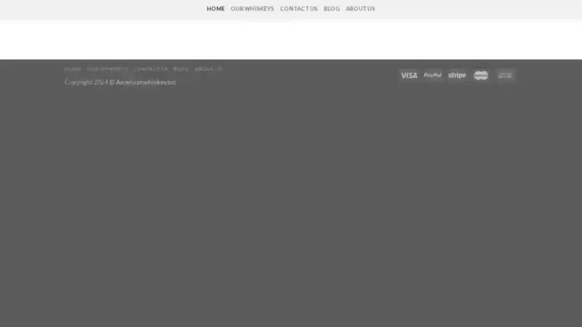 Screenshot of Whisky scam website Americanwhiskeyinc.com