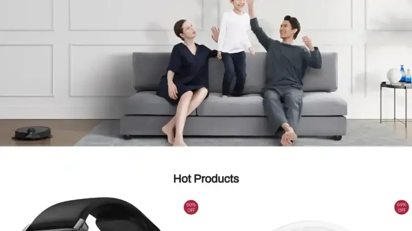 Screenshot of Non-Delivery scam website Amucoe.store