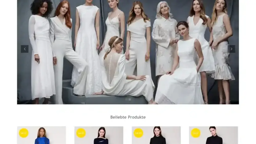 Screenshot of Non-Delivery scam website Andreamorrow.com