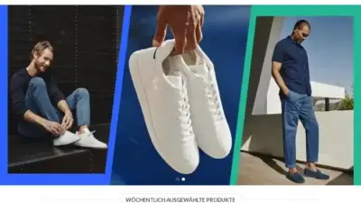 Screenshot of Fashion scam website Andreaschuhe.com