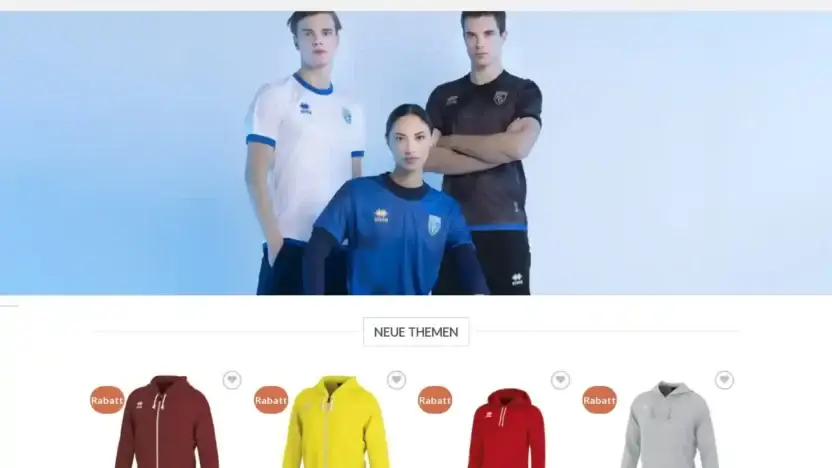 Screenshot of Non-Delivery scam website Angebotedesport.com