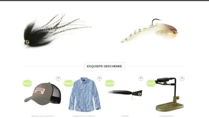 Screenshot of Fashion scam website Angelfischen.com