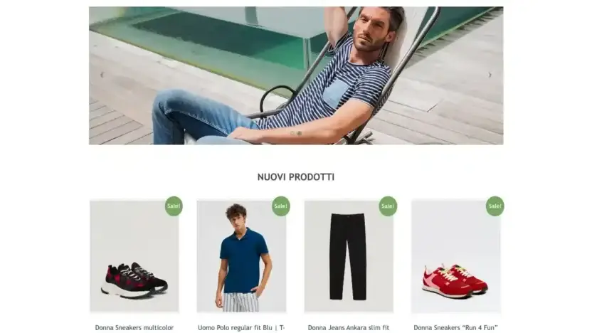 Screenshot of Non-Delivery scam website Angelosimone.com