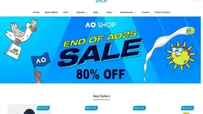 Screenshot of Non-Delivery scam website Aoshopstore.shop