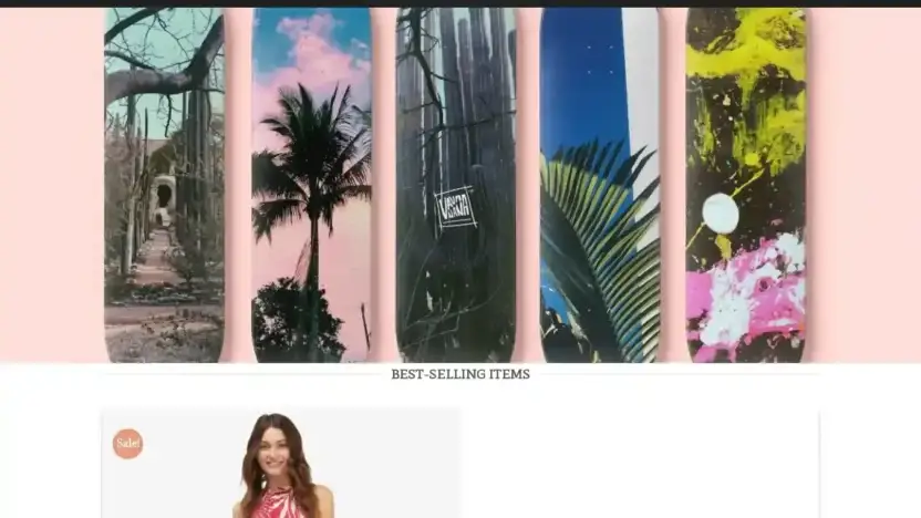 Screenshot of Non-Delivery scam website Apparelbeach.com