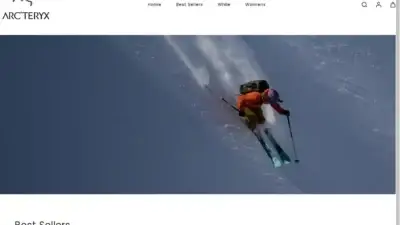 Screenshot of Non-Delivery scam website Arcteryx-il.com